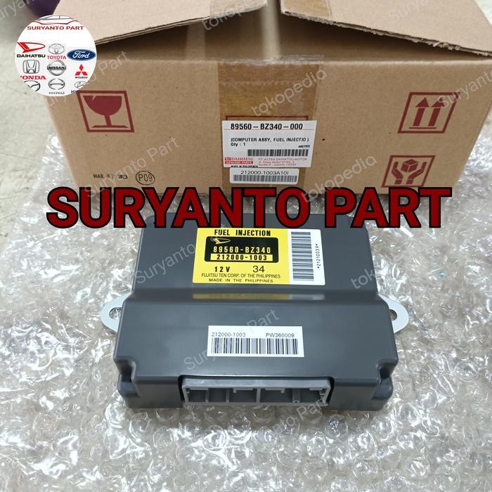 TERLARIS Ecu Komputer Computer Assy Engine Avanza Xenia 89560-BZ340 Asli Ori
