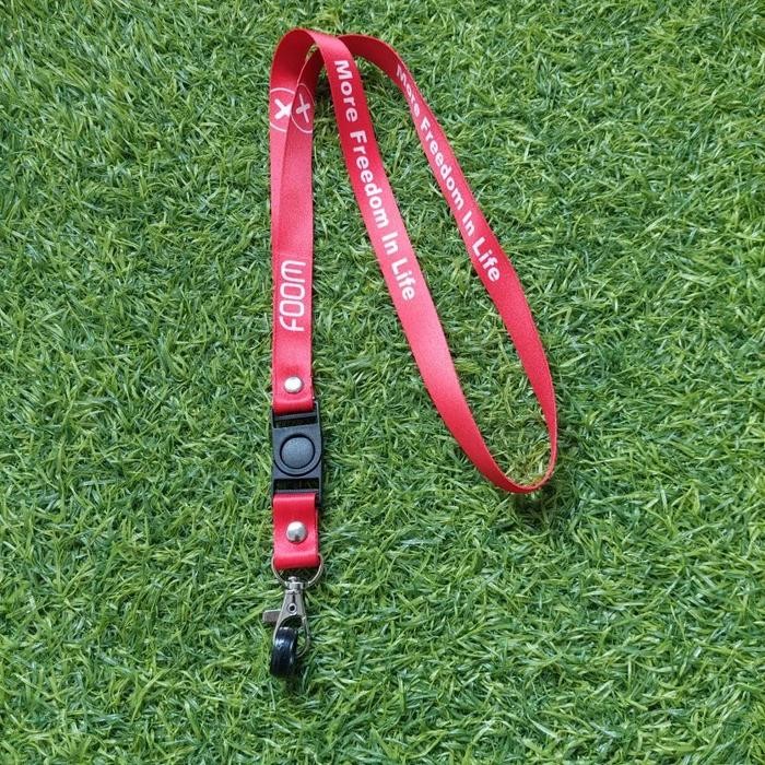 

Lanyard Foom Hitam Hiasan Gantungan Id Card Tali Name Tag Kartu Nama Panitia