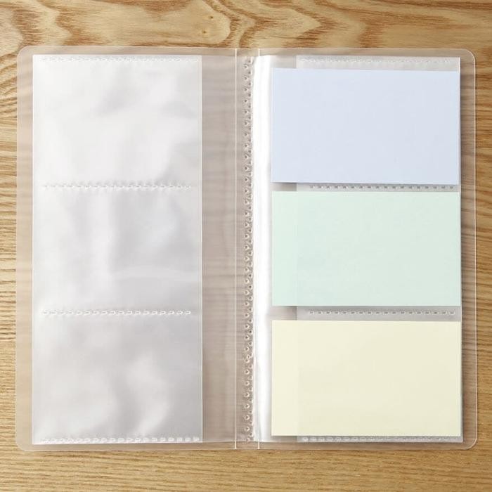 

MUJI - PP Card Holder 3 ROW 60 pockets - tempat kartu nama