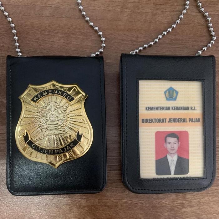 

dompet KTA, name tag holder DITJEN PAJAK