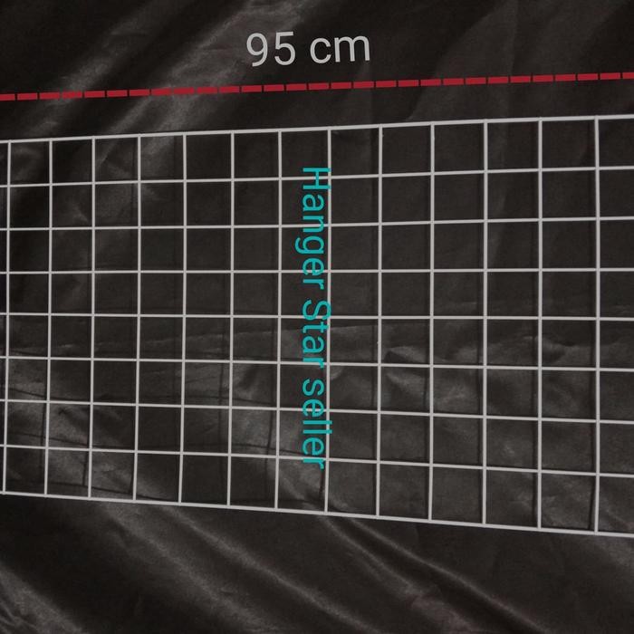 PREMIUM Ram Jaring Dinding 45 x 95 cm Gantungan kawat hook dan Sepatu
