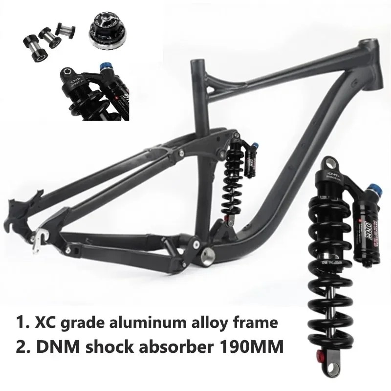 2023 F.YUZHE XC Class Cross Country Full Suspension Mountain Bike Frame DH Downhill 27.5/29in*15/17/