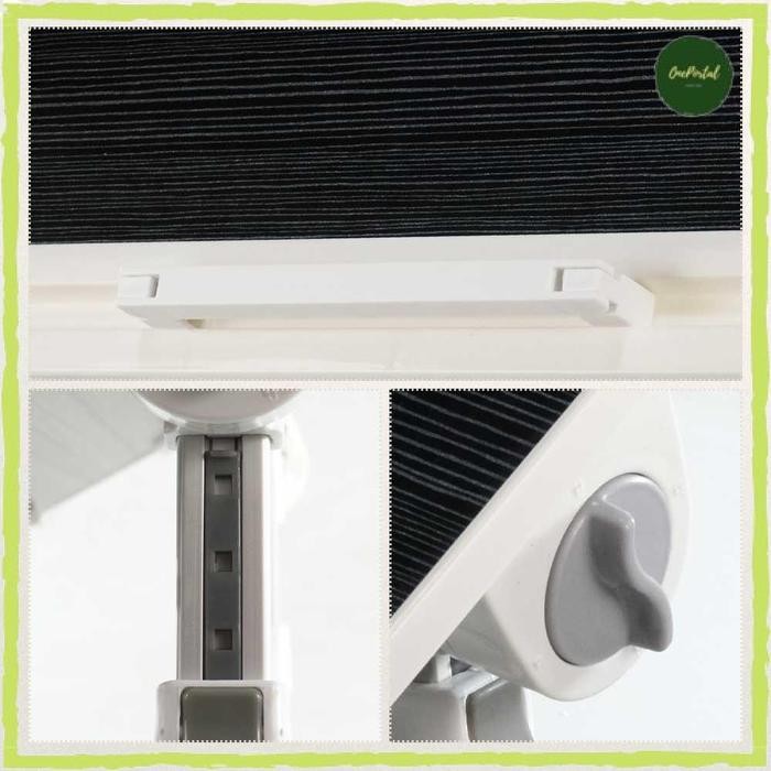 Menarik Meja Lipat Laptop Belajar Foldable Bed Table Adjustable 60X40 Cm Tinggi 27-40 Cm Bahan Mdf &