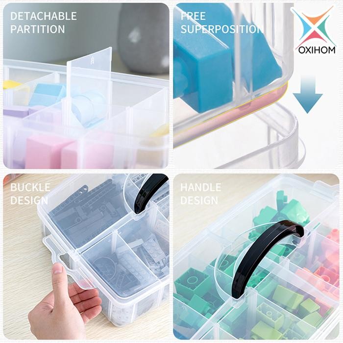 

Oxihom Tool Box Kotak Obat Kotak Penyimpanan Box Plastik Box Mainan