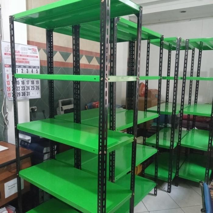 Rak Besi Siku Lubang 5 Susun Terima Pesanan