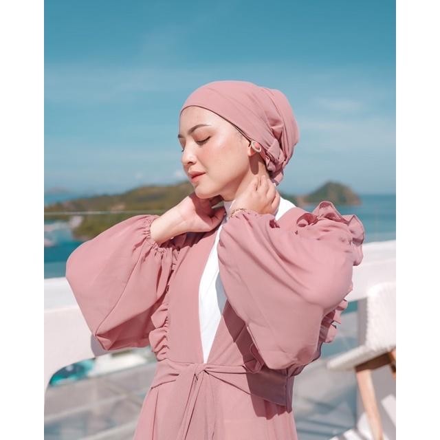 (Expert) Koyu Hijab Turban Instant / Pasmina Instant Ceruti Turban