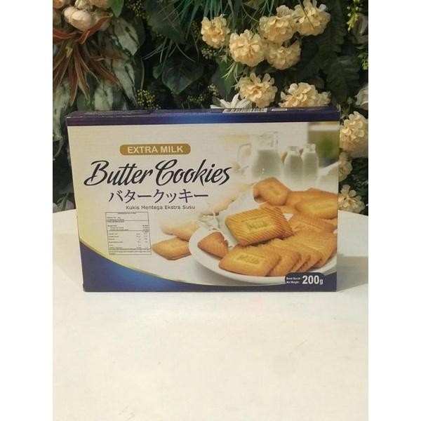 

OR6T Butter Cookies Extra Milk Biscuit Lebaran Kukis Cemilan Kue Coklat