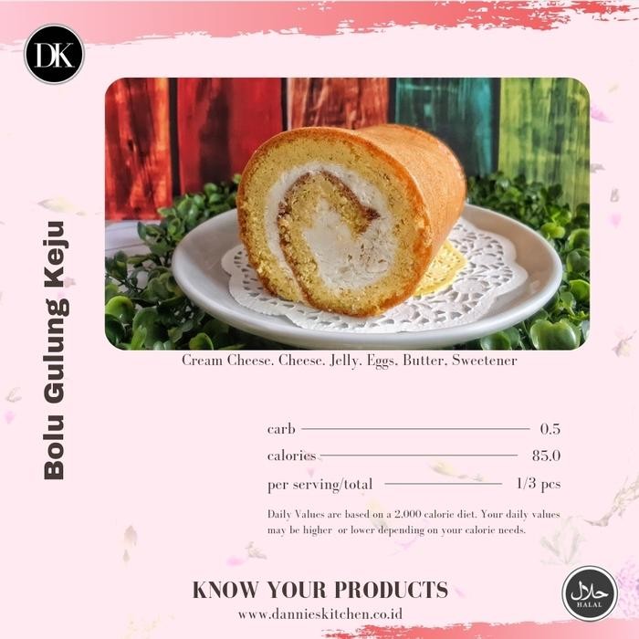 

OR6T Bolu Gulung Keju Keto