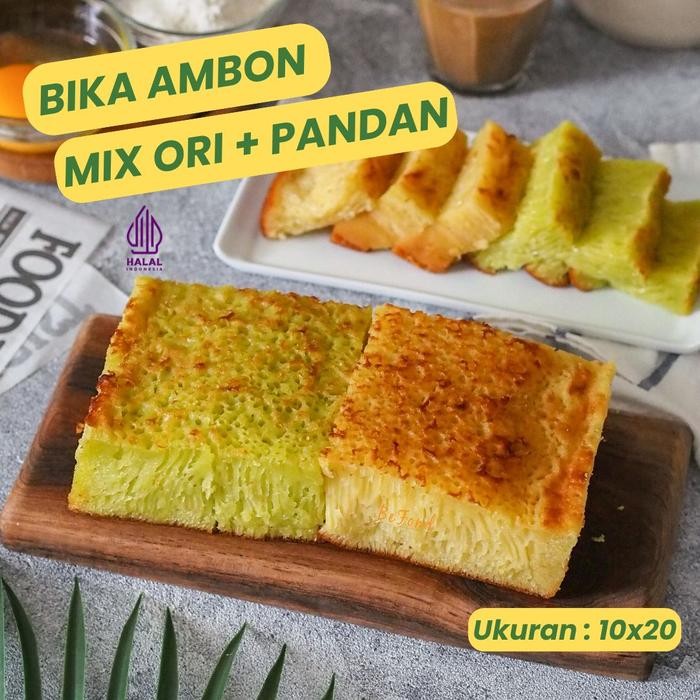 

OR6T Bika Ambon Befond Mix Ori + Pandan Uk.10X20Cm