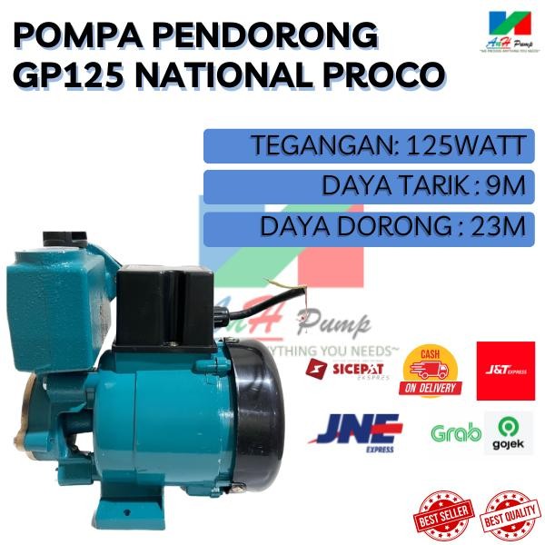 POMPA AIR NATIONAL - MESIN POMPA PENDORONG AIR - NATIONAL GP 125 - POMPA PENDORONG AIR GP125