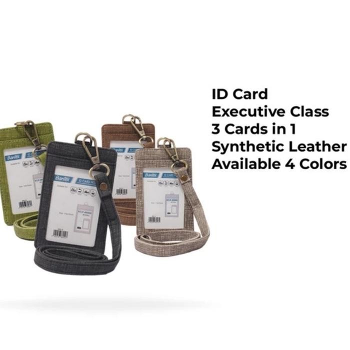 

TERMURAH ID card/keplek kulit+lanyard portrait 8869 READY STOCK