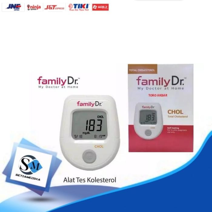 Alat cek kolesterol Family Dr/ test kolesterol. (tanpa Strip)