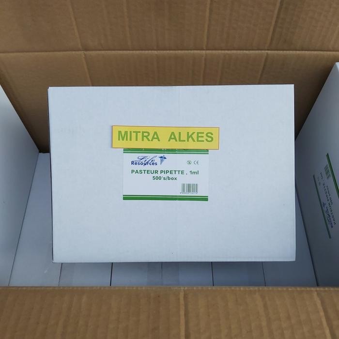 TERLARIS Pipet tetes plastik 1 ml / 1 cc. Pasteur Dropping Pipette 1ml / 1cc.