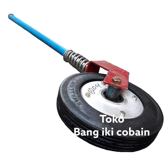Roda Gerobak 8 Inch Roda Gletrek 500Kg 1Set Ban Mati