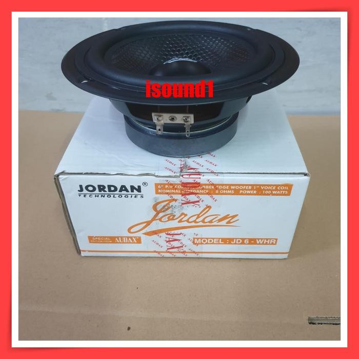 SPEAKER JORDAN AUDAX 6 INCH WOOFER JD 6 WHR 100 WATT ORIGINAL