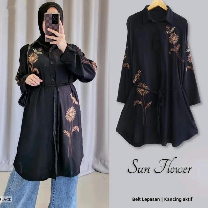 (Expert) AZALEA TUNIK BORDIR RAYON TWILL