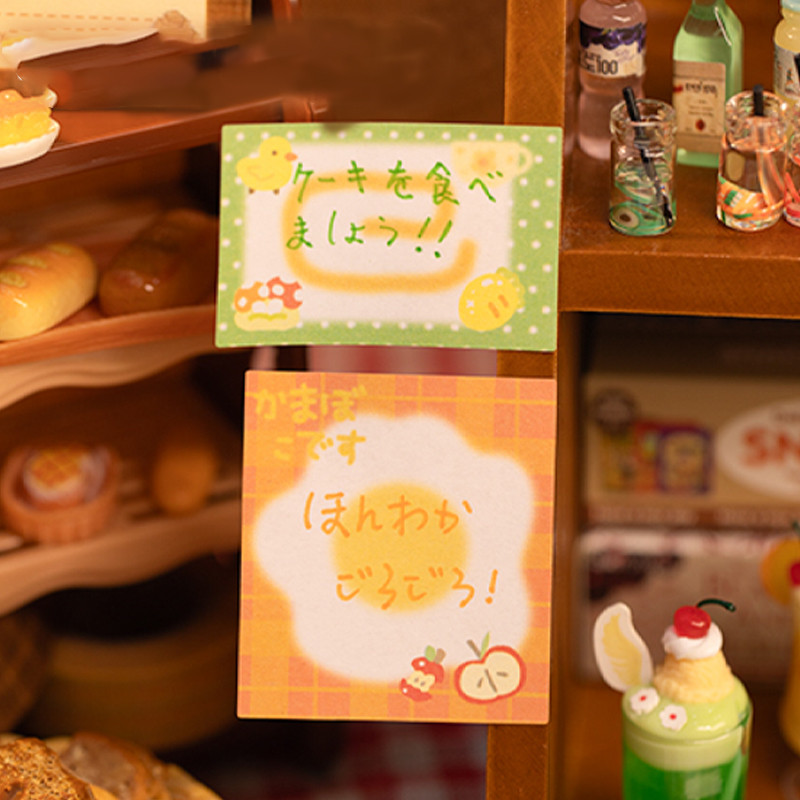 

1Style 42Pcs/bag Munchkin Convenience Store Series Writable Die-cut Sticker Book DIY