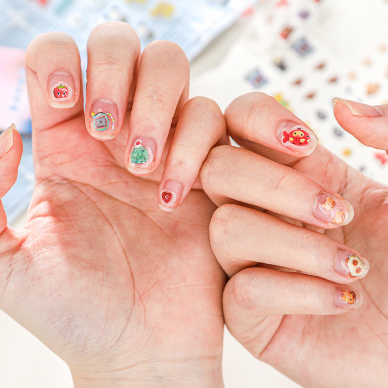 

12Pcs/bag Showa daily series mini cut film sticker book DIY handbook phone case nail