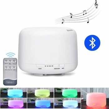 Humidifier Aroma Diffuser Speaker Bluetooth 7 Color LED 500ml