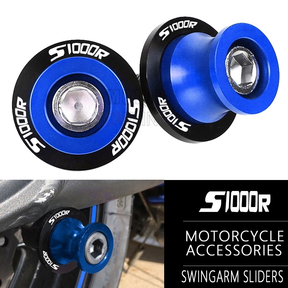 For BMW S1000R S1000RR 2009-2023 2024 Motorcycle 8MM Swing Arm Stand Screw Swingarm Spools Slider S 