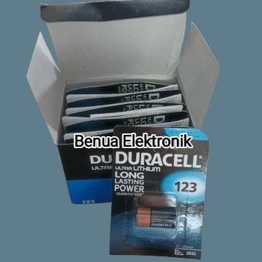 RYLU Promo Baterai Battery Duracell Lithium 3V 123/ Cr 123 A/Cr123 Biru