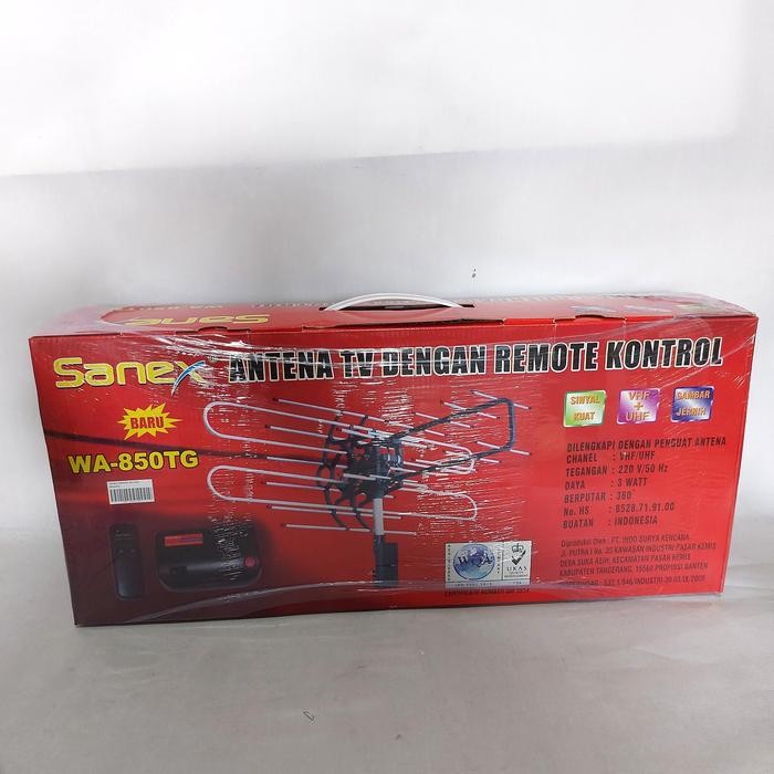 Grosir Antenna Tv Remote Sanex / Antena Tv Luar Outdoor Remote Sanex Termurah