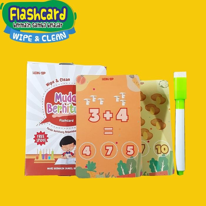 (Allthebest) Flash Card Edukasi Anak Mudah / Berhitung Angka / Huruf Besar / Huruf Kecil / Hijaiyah