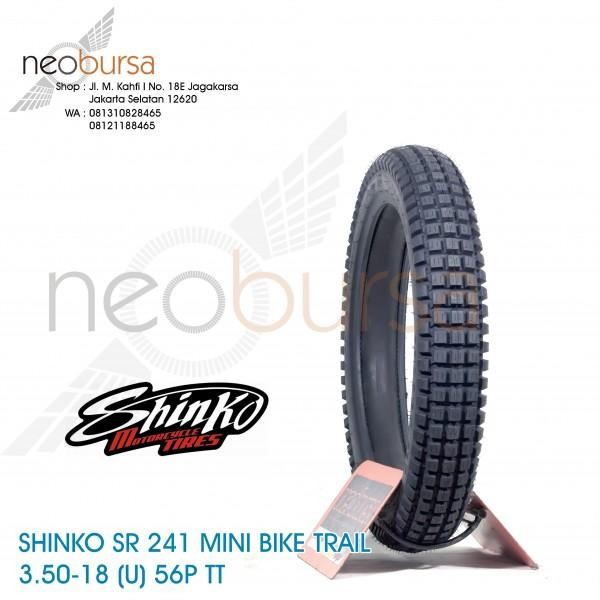 ban SHINKO SR241 (U) 3.50-18 (56P) /Trial /Vintage Scrambler /Kustom