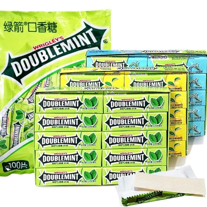 4ZMI Wrigley'S Doublemint (Permen Karet) Import Bubble Gum Doublemint