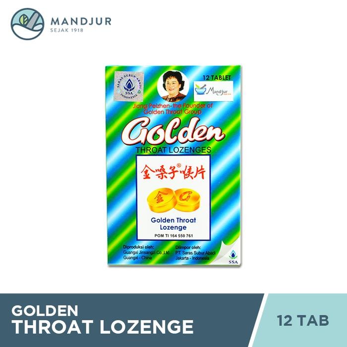 

4ZMI Golden Throat Lozenge - Permen Pelega Tenggorokan / Bau Mulut