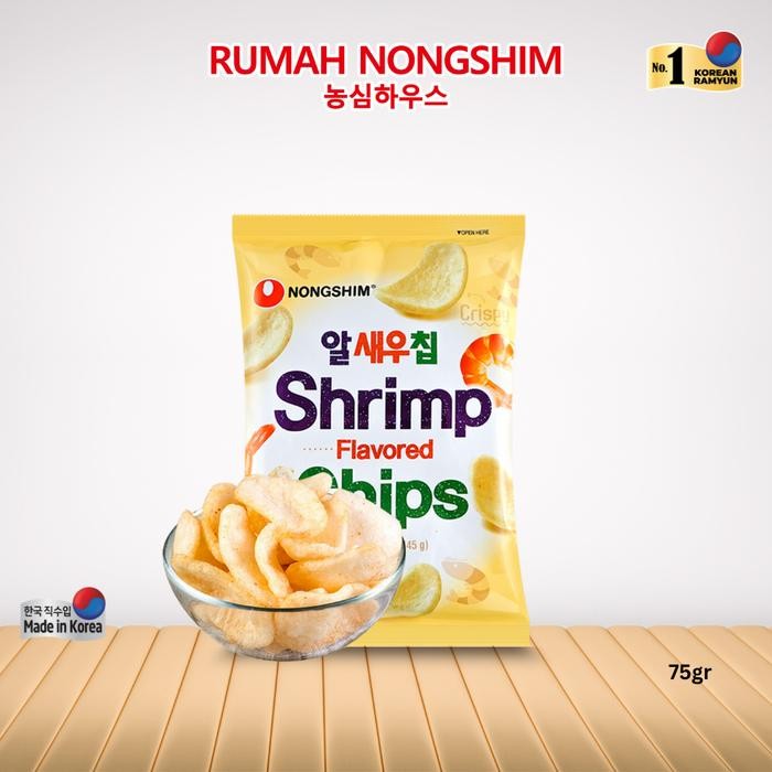 

4ZMI Nongshim Shrimp Flavoured Chips 75Gram