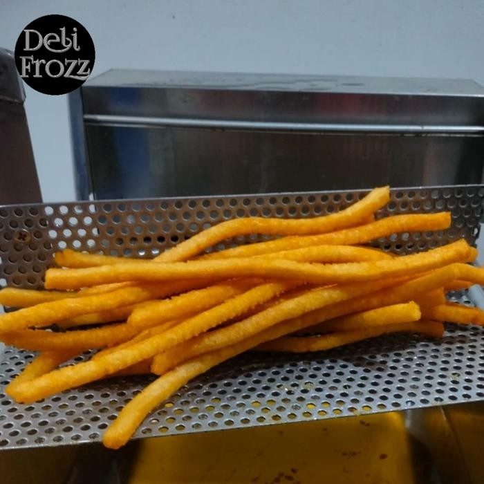 

4ZMI Frozen Long Potato Kentang Goreng Berbumbu Extra Long