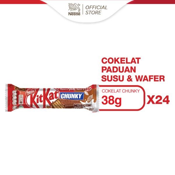 

ND2L Nestle Kitkat Chunky Coklat Wafer Original 24X38G