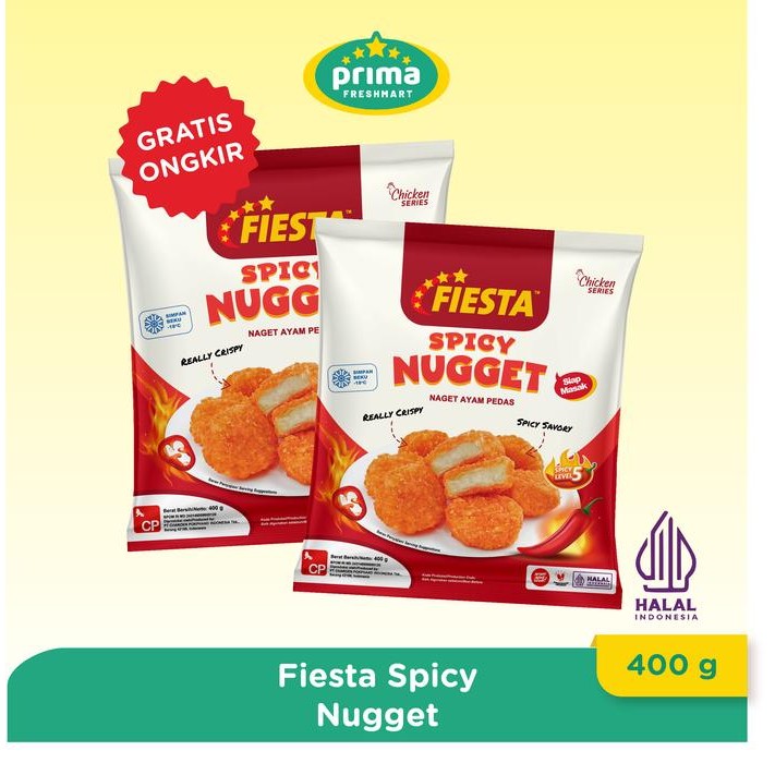 

ND2L Fiesta Spicy Nugget 400 Gr