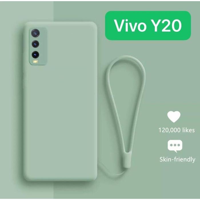 VIVO Y20 Y20S Y12S HAKUNAMATATA Liquid Tali Silikon Soft Case Handphon *