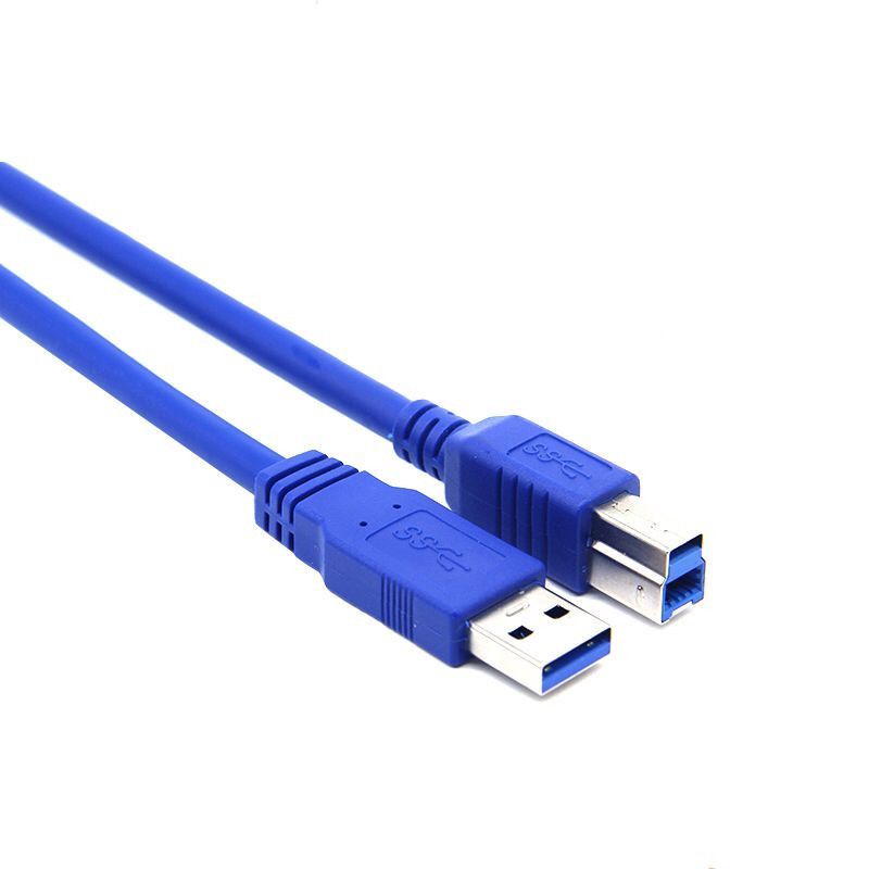 USB 3.0 Cable A Male to B Male，Superspeed USB 3.0 A-B/A Male to B