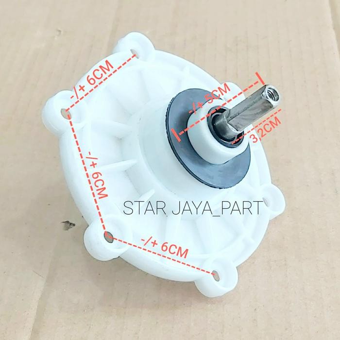 gearbox mesin cuci sanyo aqua 2 tabung