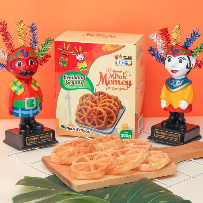 

IOI2 Cemilan Kembang Goyang Dapoer Mpok Memey / Makanan Khas Betawi 200 Gram
