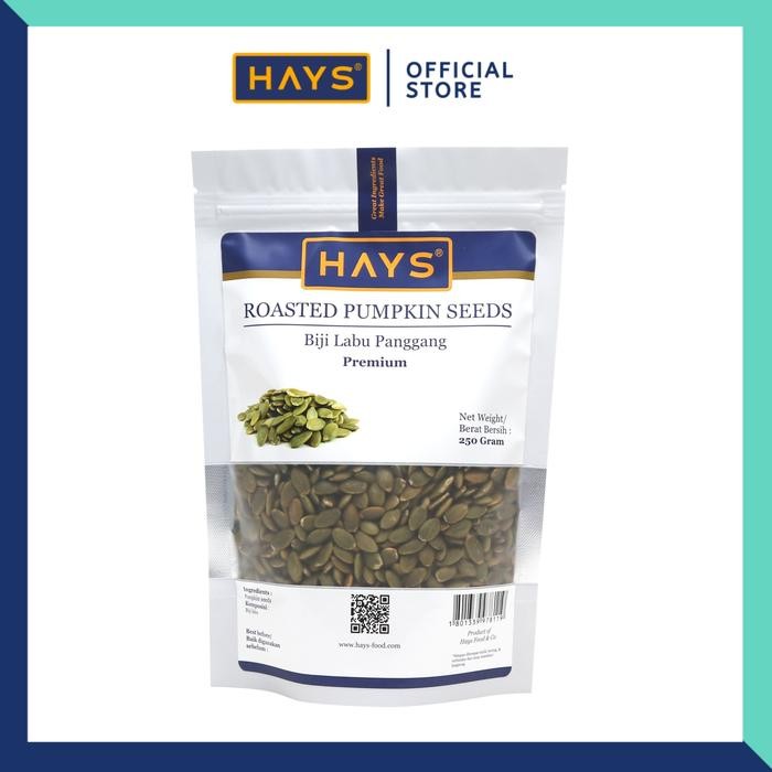 

IOI2 Roasted Pumpkin Seeds 250 Gram / Biji Labu Panggang 250 Gram - Hays