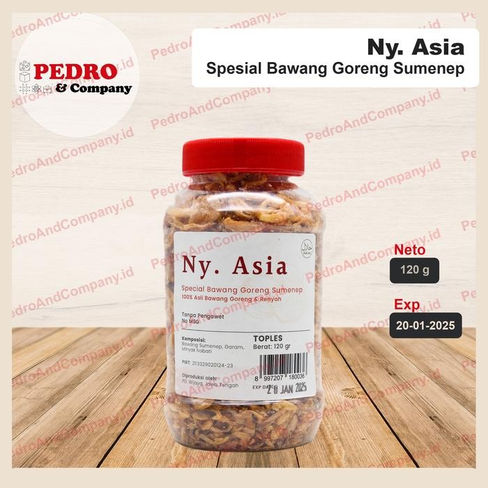 

IOI2 Ny Asia Bawang Goreng Toples 120 Gram