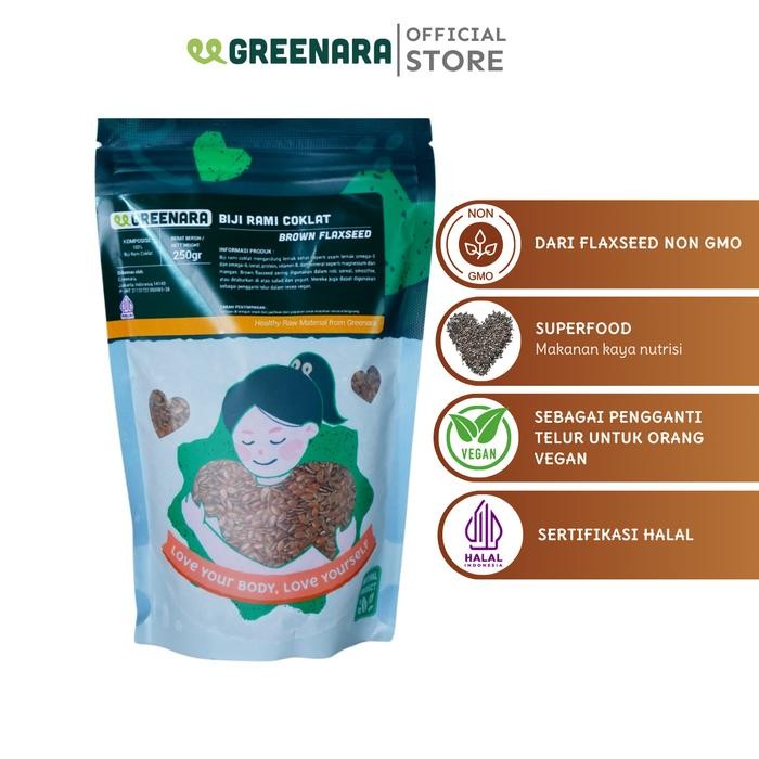 

IOI2 Biji Rami Coklat 250Gr / Natural Brown Flaxseed