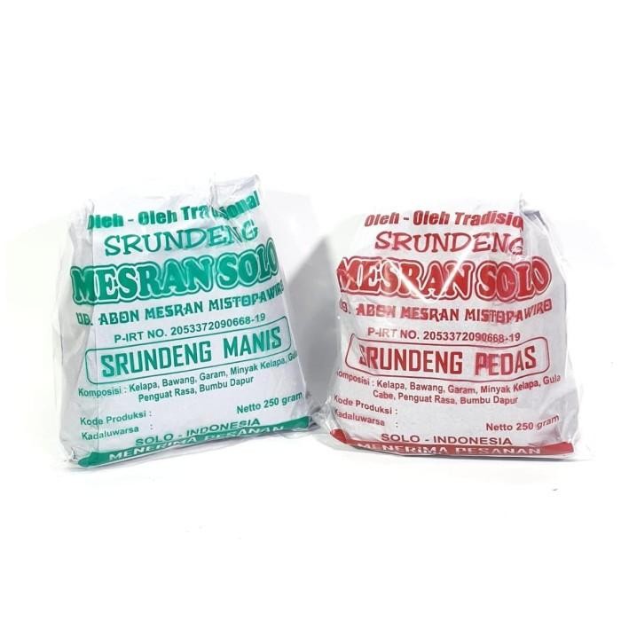 

IOI2 Serundeng Srundeng Mesran Solo Manis / Pedas 250G
