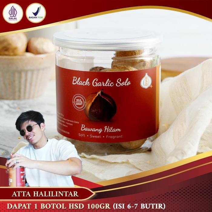 

IOI2 Black Garlic Hsd 100 Gr / Bottle, Bawang Hitam Spices