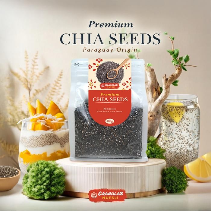 

IOI2 Black Chia Seed Paraguay Origin - Granolab Muesli