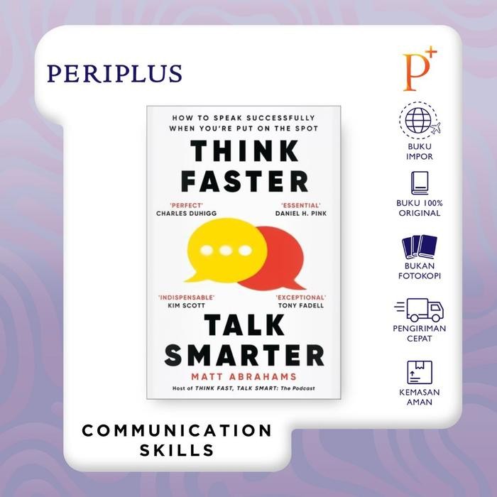 

THINK FASTER, TALK SMARTER BY ABRAHAMS, MATT - 9781035024971