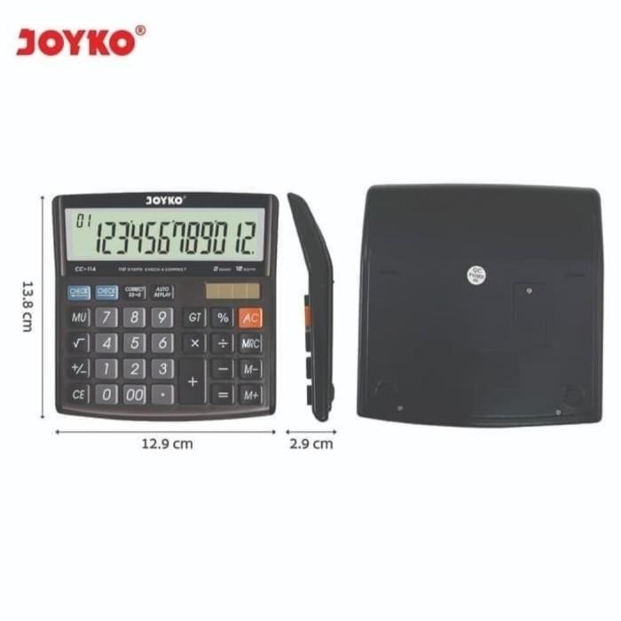

JOYKO CC11A CHECK & CORRECT CALCULATOR - KALKULATOR MEJA CC 11A