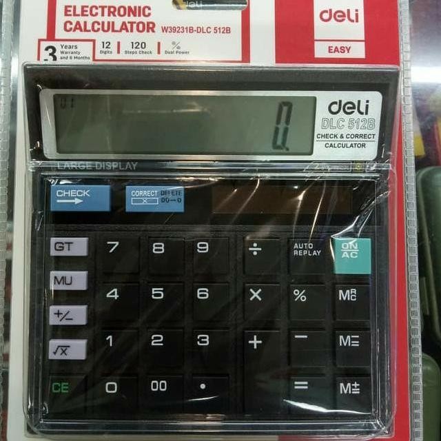 

KALKULATOR DELI DLC 512B (12 DIGIT )