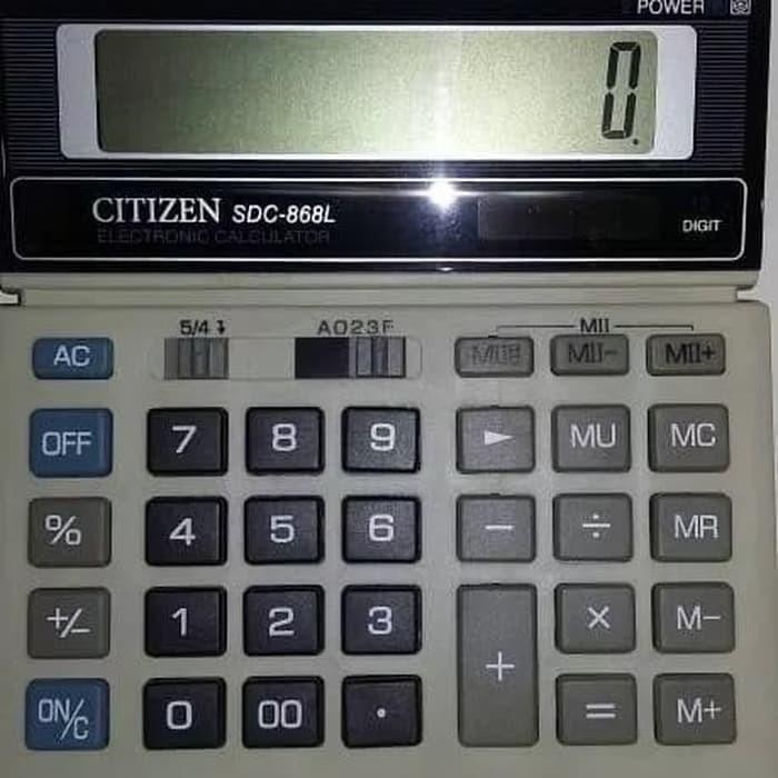 

KEM4RI. KALKULATOR CITIZEN SDC 868 L / CALCULATOR CITIZEN 12 DIGIT 868 L