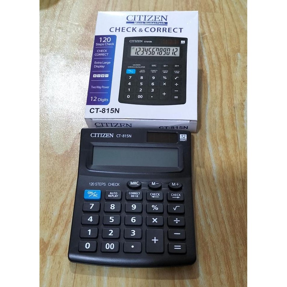 

KALKULATOR MESIN HITUNG AWET KANTOR DAGANG SEKOLAH 12 DIGIT 13CM X 10,5CM CT 815N