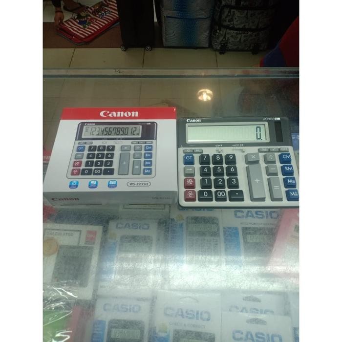 

CANON WS-2235H - CALCULATOR DESKTOP KALKULATOR MEJA KANTOR 12 DIGITS